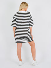 Load image into Gallery viewer, Oversized Boyfriend Tunic T-Shirt Dress
