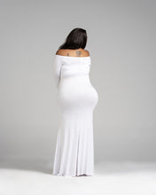 Load image into Gallery viewer, Whiteout Mermaid Plus Size Dress

